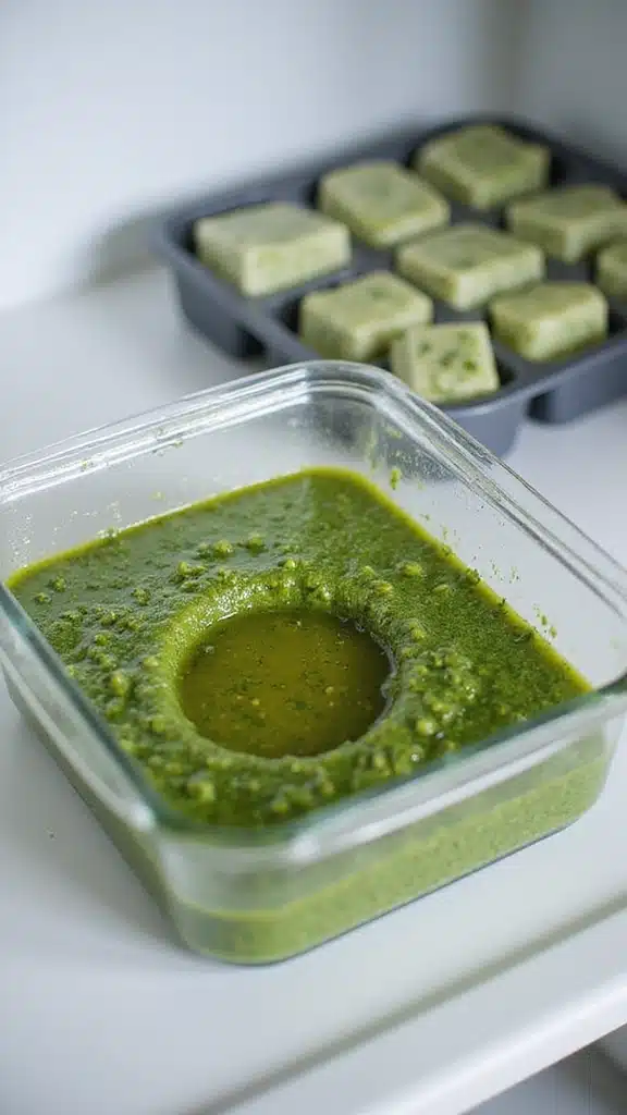 10 Mind-Blowing Tips for Making the Perfect Fresh Herb Pesto Trio! - 9. Store Your Pesto Properly