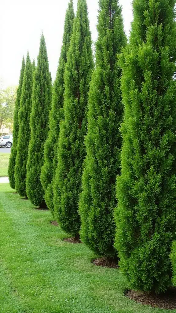 20 Outdoor Privacy Trees and Hedges That'll Make Your Small Yard Feel Huge! - 1. Leyland Cypress