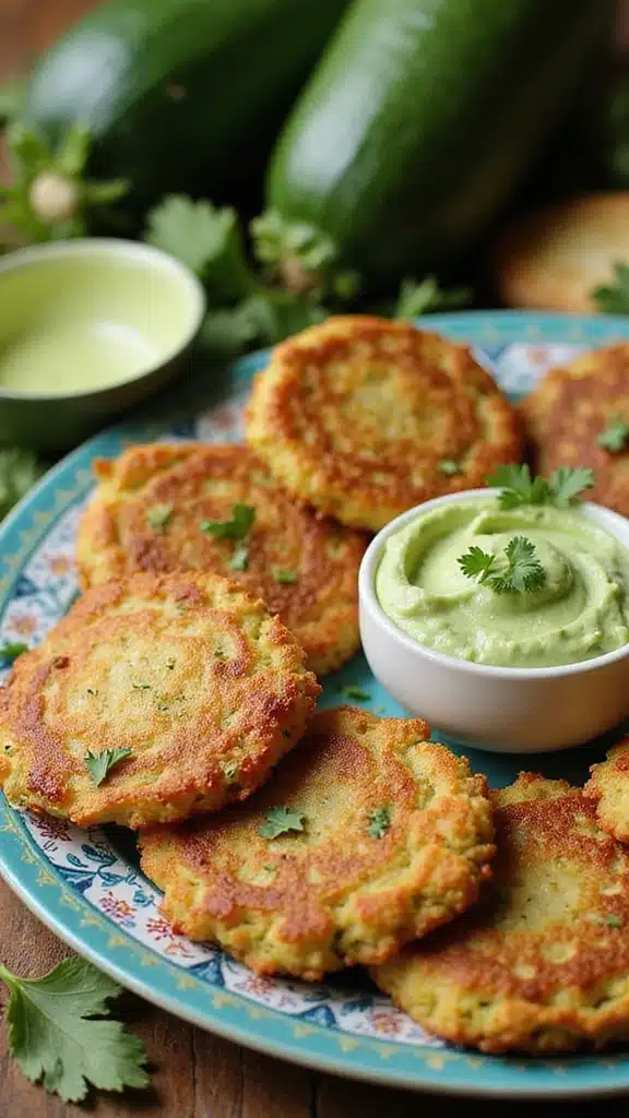 13 Irresistible Vegan Zucchini Recipes That Even Meat Lovers Will Enjoy! - 2. Vegan Zucchini Fritters
