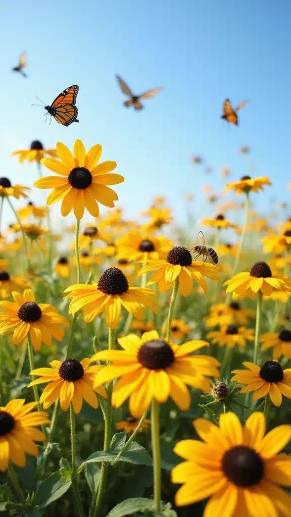 13 Stunning Trees and Shrubs That Pollinators Can't Resist! - 10. Black-eyed Susan (Rudbeckia hirta)