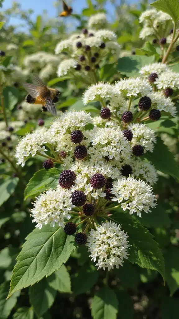 13 Stunning Trees and Shrubs That Pollinators Can't Resist! - 6. Elderberry (Sambucus nigra)