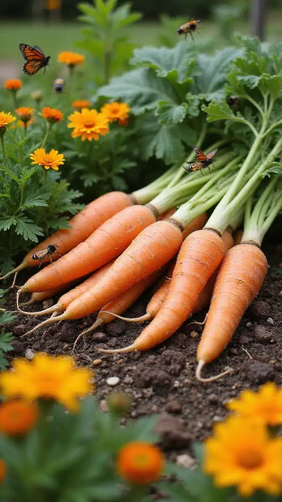 15 Beautiful Carrot Bed Ideas That Will Transform Your Garden - 3. Companion Planting with Carrots