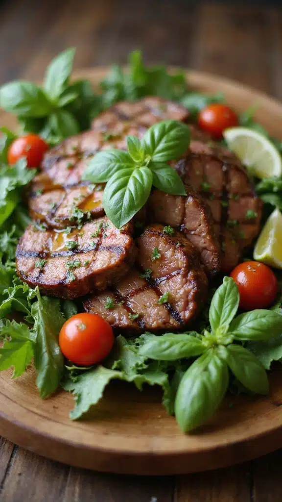 15 Fresh Basil Ideas That Will Make You Rethink Your Salad Game! - 14. Basil and Flank Steak Salad