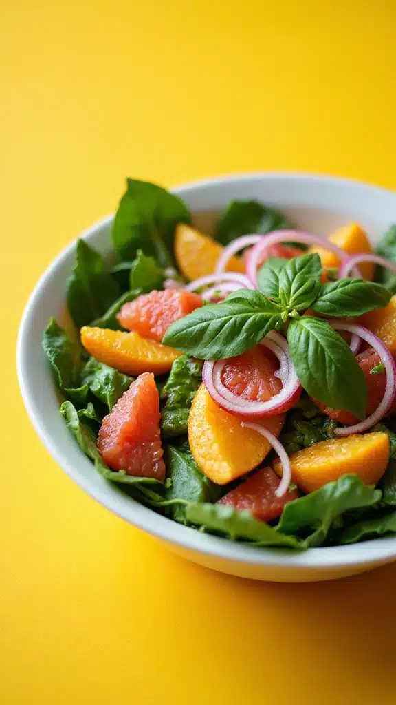 15 Fresh Basil Ideas That Will Make You Rethink Your Salad Game! - 7. Spinach, Basil, and Citrus Salad