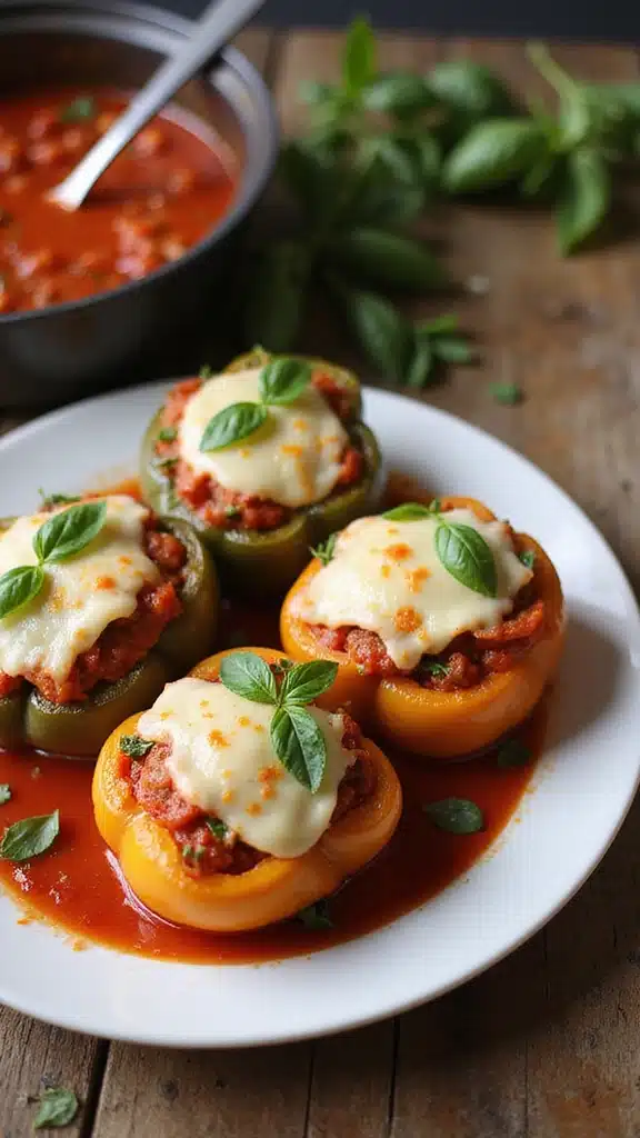 15 Quick and Delicious Stuffed Bell Peppers with Garden Veggies Ready in 30 Minutes! - 1. Classic Italian Stuffed Bell Peppers