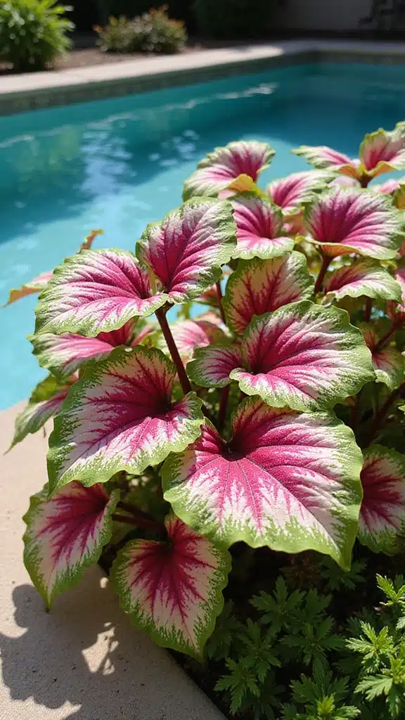 17 Breathtaking Plants Around Your Pool That'll Make You Feel Like You're on Vacation! - 11. Caladium