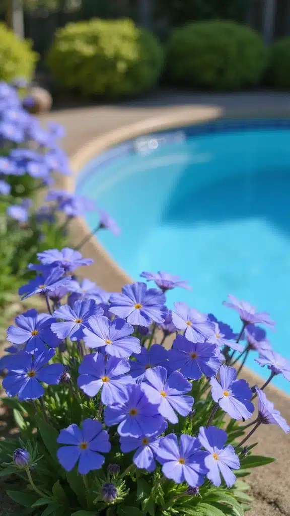 17 Breathtaking Plants Around Your Pool That'll Make You Feel Like You're on Vacation! - 15. Periwinkle