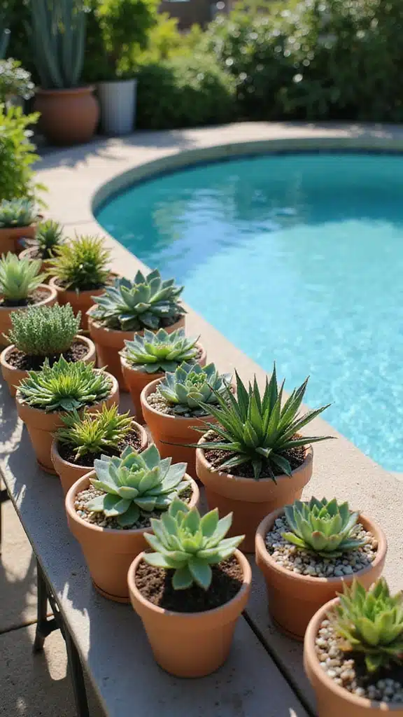 17 Breathtaking Plants Around Your Pool That'll Make You Feel Like You're on Vacation! - 3. Succulents