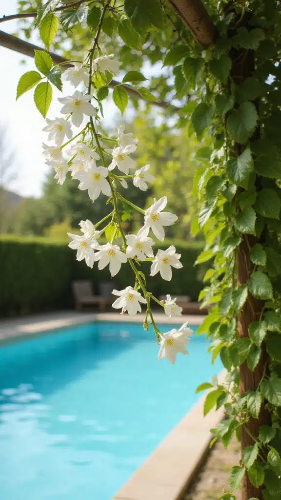 17 Breathtaking Plants Around Your Pool That'll Make You Feel Like You're on Vacation! - 7. Jasmine