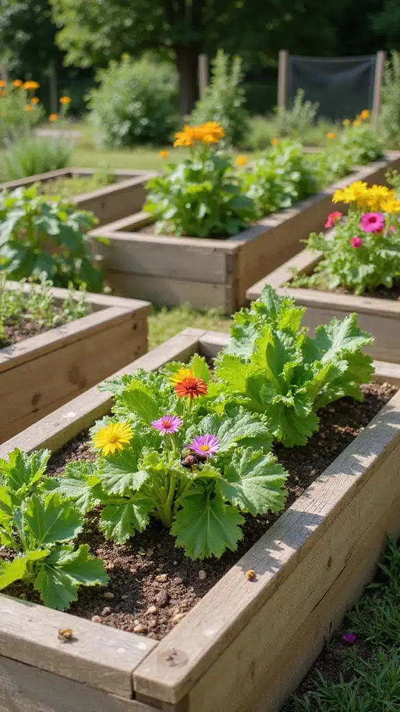 21 Rustic Garden Inspirations You’ll Wish You Knew Sooner (Get Ready for #5!) - 10. Raised Garden Beds