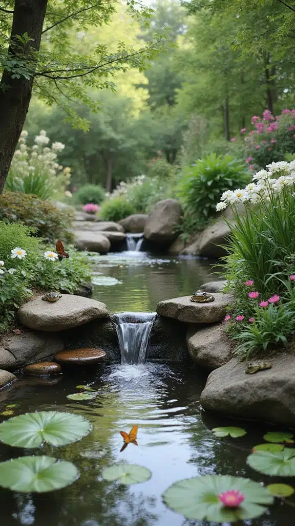 21 Rustic Garden Inspirations You’ll Wish You Knew Sooner (Get Ready for #5!) - 13. Garden Water Features