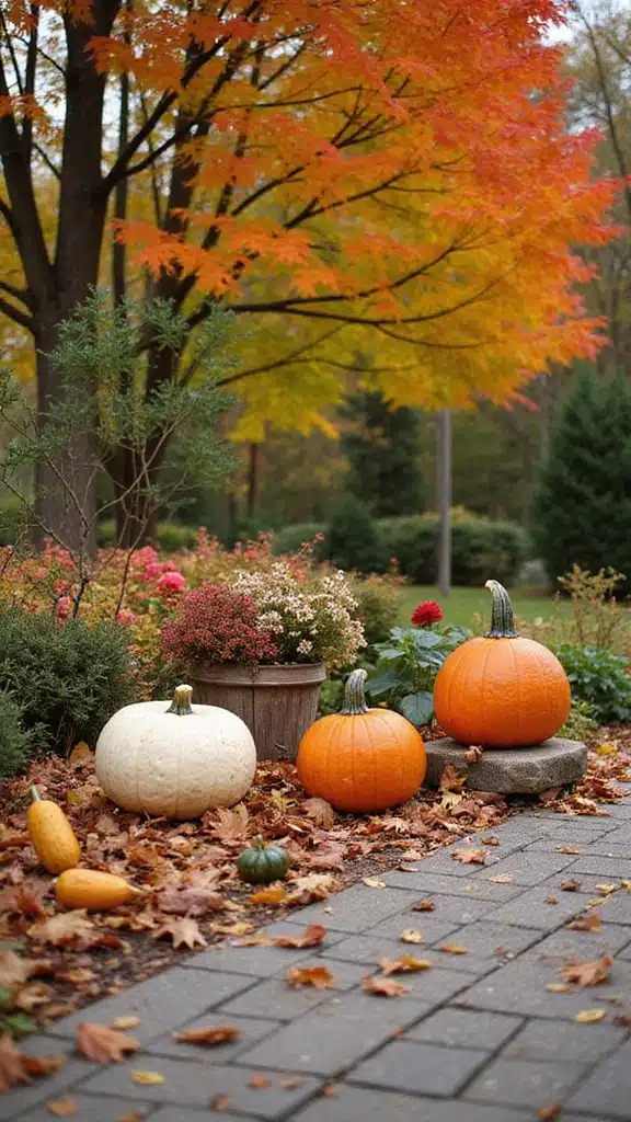 21 Rustic Garden Inspirations You’ll Wish You Knew Sooner (Get Ready for #5!) - 20. Seasonal Display Areas