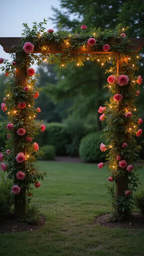 21 Rustic Garden Inspirations You’ll Wish You Knew Sooner (Get Ready for #5!) - 4. Charming Trellises