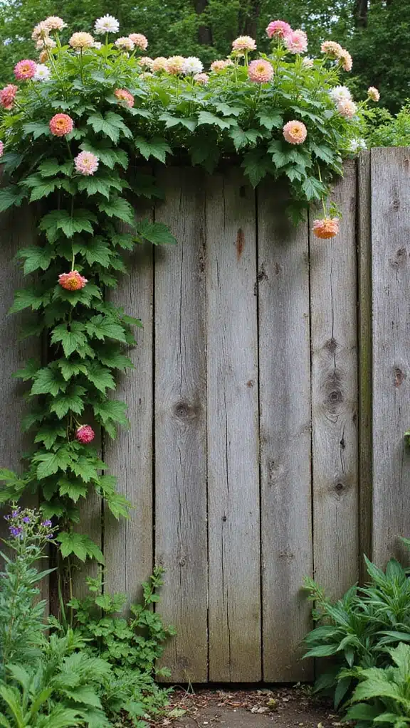 21 Rustic Garden Inspirations You’ll Wish You Knew Sooner (Get Ready for #5!) - 7. Weathered Fences
