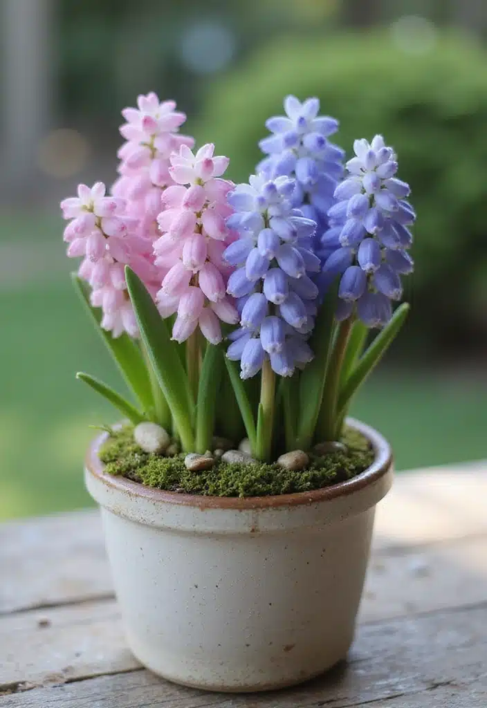 20 Inspiring Easter Blooms Arrangements You’ll Want to Copy! - 3. Pastel Hyacinth Harmony