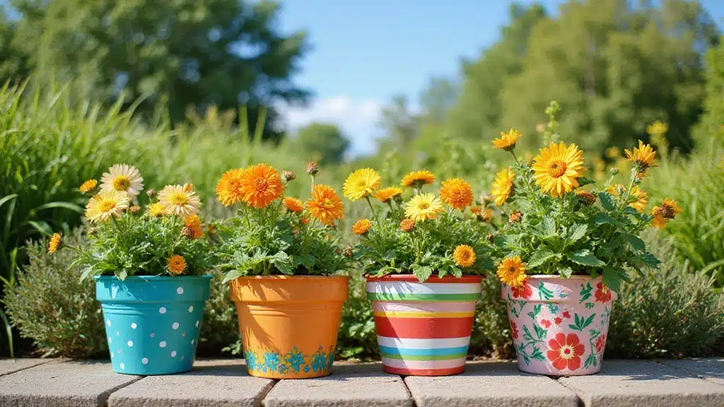 30 Stunning Flower Pot Designs Painted to Brighten Your Garden (You Won't Believe #15!)
