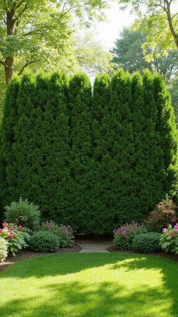 20 Outdoor Privacy Trees and Hedges That'll Make Your Small Yard Feel Huge! - 19. Juniper Hedges