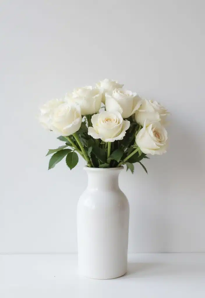 20 Inspiring Easter Blooms Arrangements You’ll Want to Copy! - 20. Minimalist Flower Arrangement