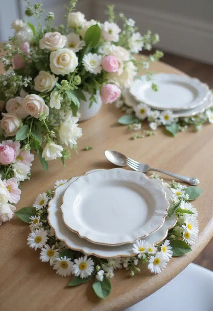 20 Inspiring Easter Blooms Arrangements You’ll Want to Copy! - 15. Seasonal Flower Garland