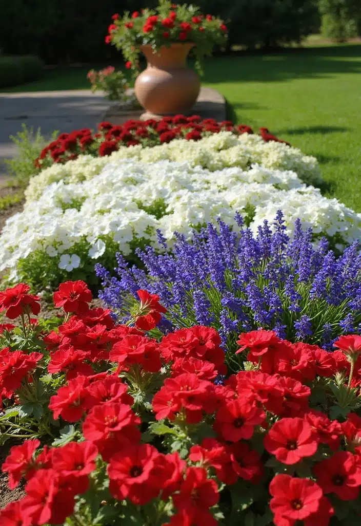 20+ Quick Gardening Tips to Get Your Yard Ready for 4th of July Celebrations - 1. Choose Your Color Palette Wisely