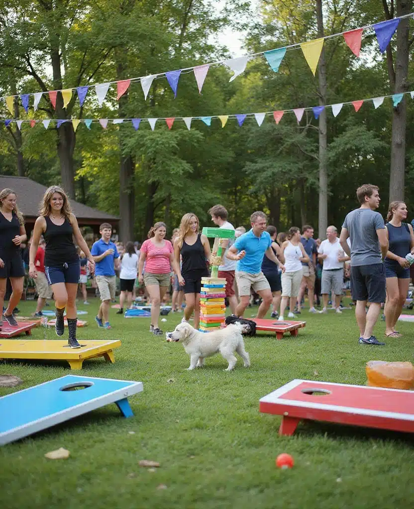 20+ Quick Gardening Tips to Get Your Yard Ready for 4th of July Celebrations - 14. Plan for Outdoor Games