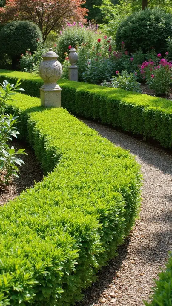 20 Outdoor Privacy Trees and Hedges That'll Make Your Small Yard Feel Huge! - 2. Boxwood Hedges