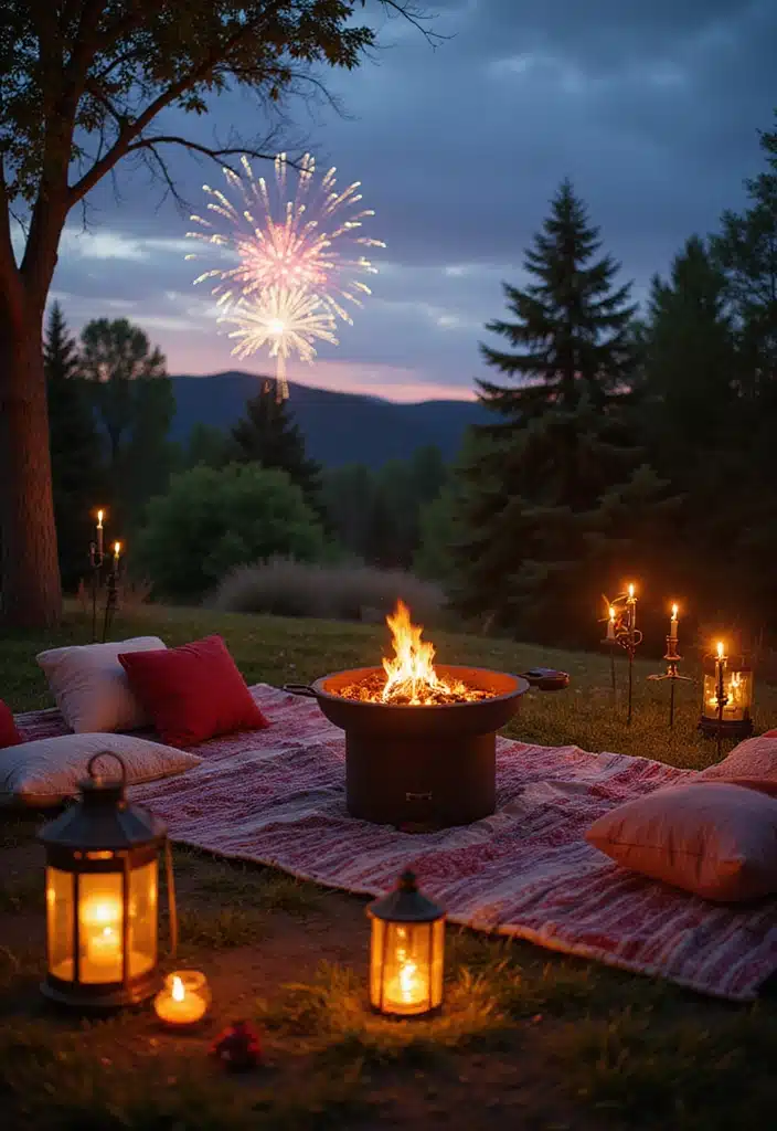 20+ Quick Gardening Tips to Get Your Yard Ready for 4th of July Celebrations - 10. Set Up a Fireworks Viewing Area