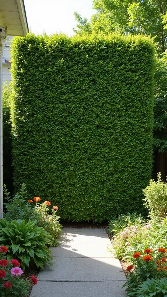 20 Outdoor Privacy Trees and Hedges That'll Make Your Small Yard Feel Huge! - 5. Privet Hedges