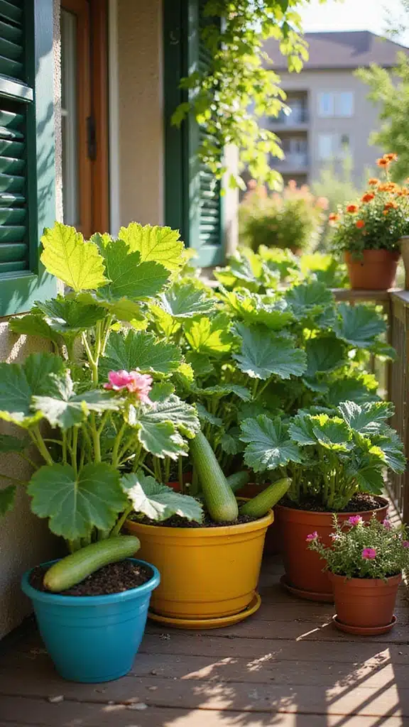 Beginner's Guide: 10 Easy Zucchini Garden Designs That Anyone Can Create! - 2. Container Zucchini Garden