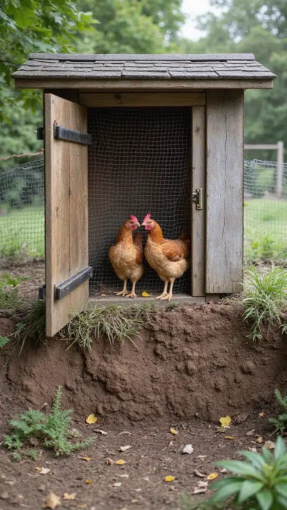 How to Design the Perfect Chicken Coop: A Beginner’s Guide to Backyard Chickens - 3. Secure Against Predators