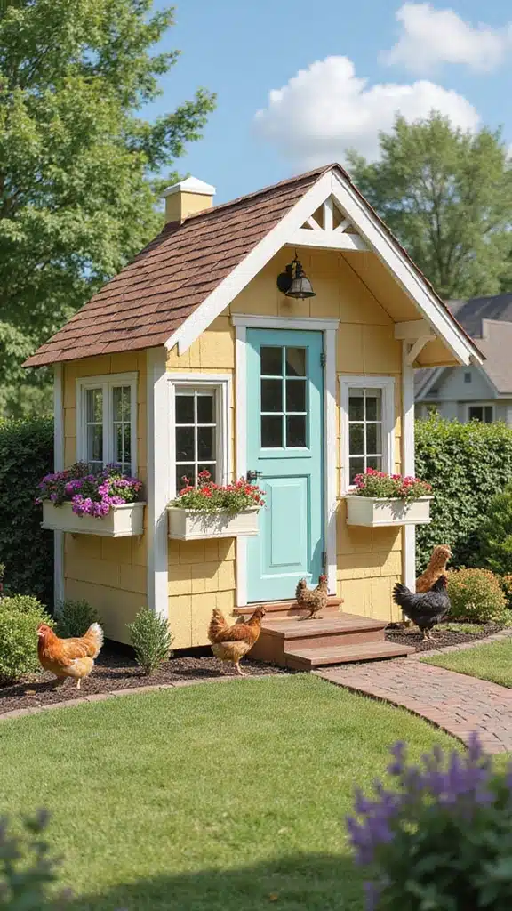 How to Design the Perfect Chicken Coop: A Beginner’s Guide to Backyard Chickens - 5. Consider Aesthetics and Style