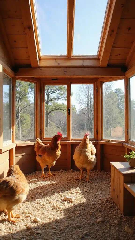 How to Design the Perfect Chicken Coop: A Beginner’s Guide to Backyard Chickens - 8. Incorporate Natural Light