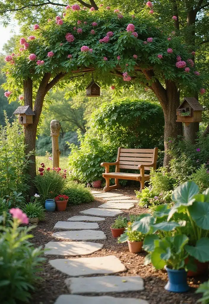 How to Grow Your Own Food in Just 100 Square Feet: A Backyard Homesteading Adventure! - 13. Creating a Garden Oasis: Adding Decorative Elements