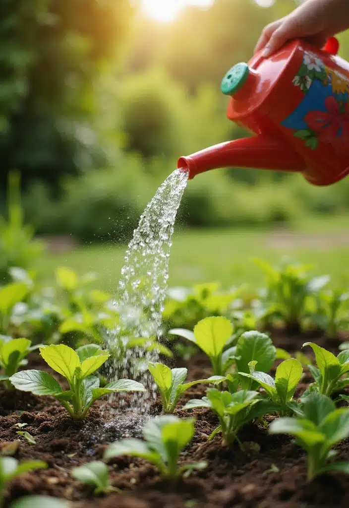 How to Grow Your Own Food in Just 100 Square Feet: A Backyard Homesteading Adventure! - 5. Watering Wisely: Keeping Your Plants Hydrated