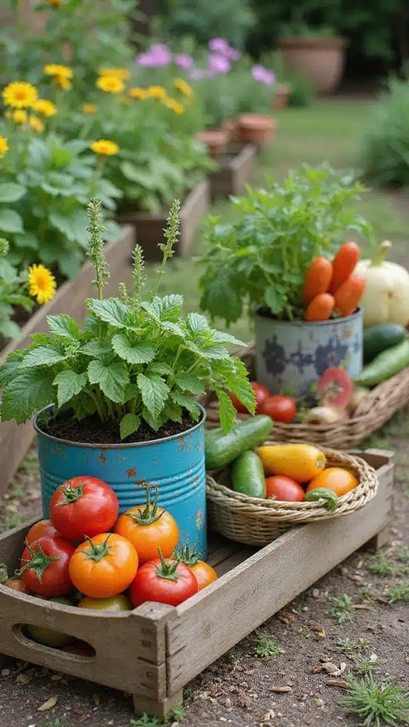 Step By Step Guide: How to Create a Thriving Container Vegetable Garden in Any Space - 12. Creative Container Ideas