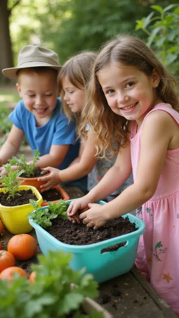 Step By Step Guide: How to Create a Thriving Container Vegetable Garden in Any Space - 14. Gardening with Kids