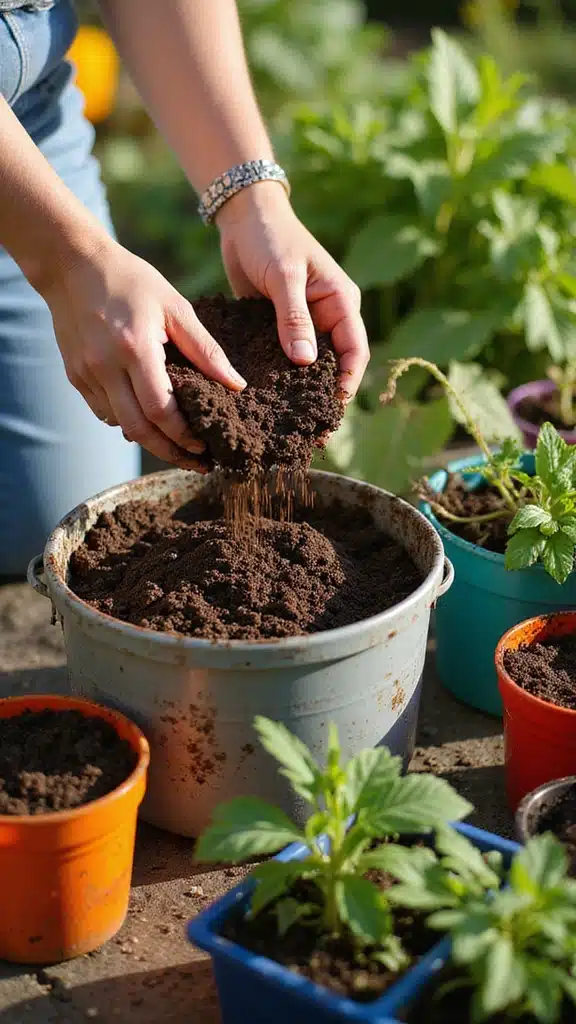 Step By Step Guide: How to Create a Thriving Container Vegetable Garden in Any Space - 3. Prepare the Soil