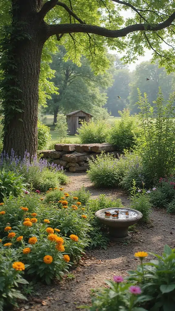 Step By Step Guide: Unlock the Secrets of Edible Landscaping Techniques for a Beautiful Backyard - 10. Create a Wildlife-Friendly Garden