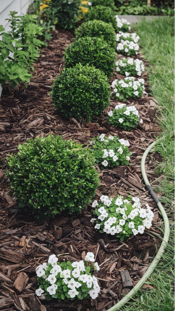The Ultimate Guide to Stunning 10 Mulch Landscaping Ideas for Your Garden - 8. Functional Edging with Mulch and Stones