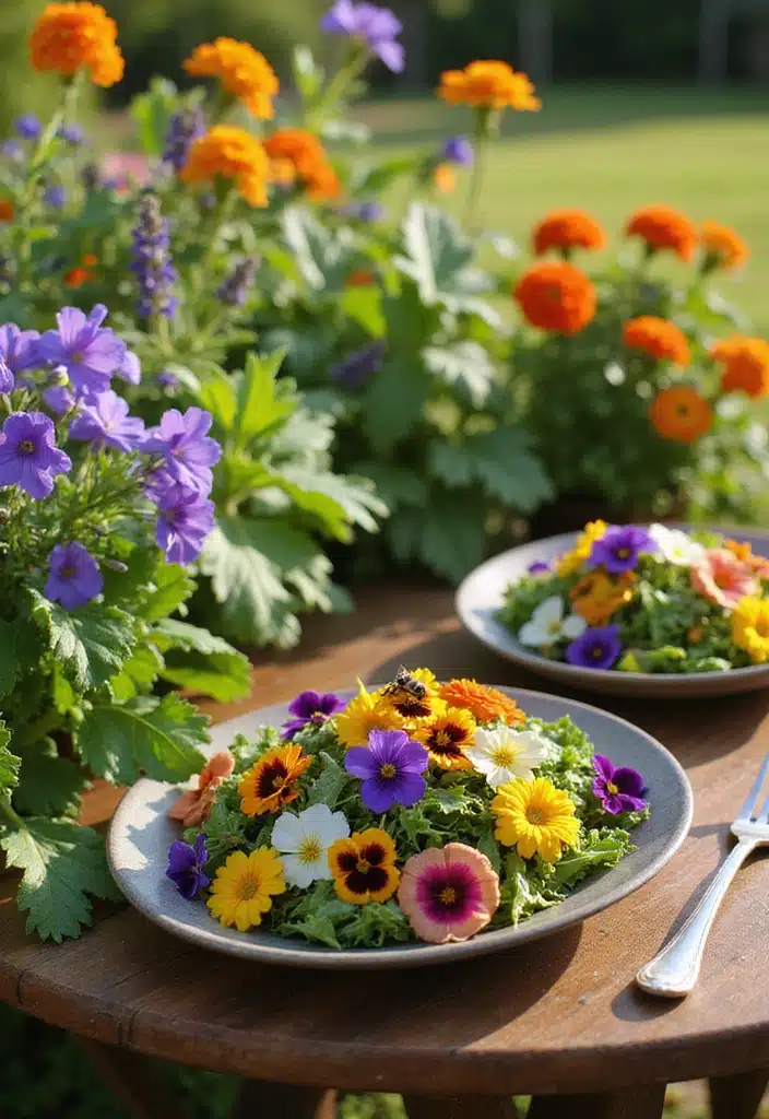 Why These Pollinator-Friendly Flower Trends Are Taking Over Home Gardens Everywhere - 3. Edible Flowers: A Tasty Twist for Pollinators