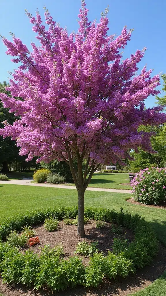 11 Beautiful Flowering Trees That Stay Small and Stunning! - 9. Crape Myrtle (Lagerstroemia indica)