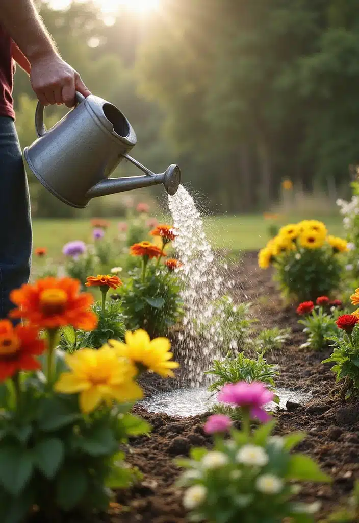 20+ Quick Gardening Tips to Get Your Yard Ready for 4th of July Celebrations - 7. Water Wisely