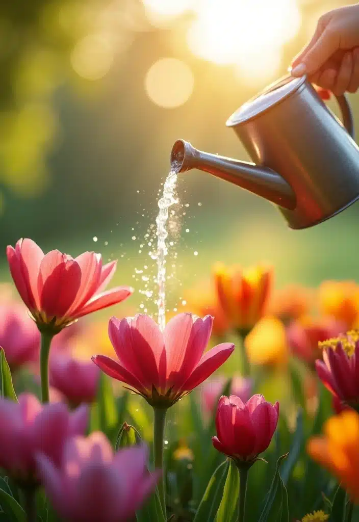 10 Seasonal Flower Planting Secrets That Will Make Your Garden Bloom Like Never Before! - 5. Water Wisely