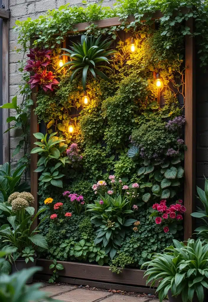 20 Unbelievably Fun DIY Garden Projects That Will Transform Your Outdoor Space! - 1. Vertical Garden Wall