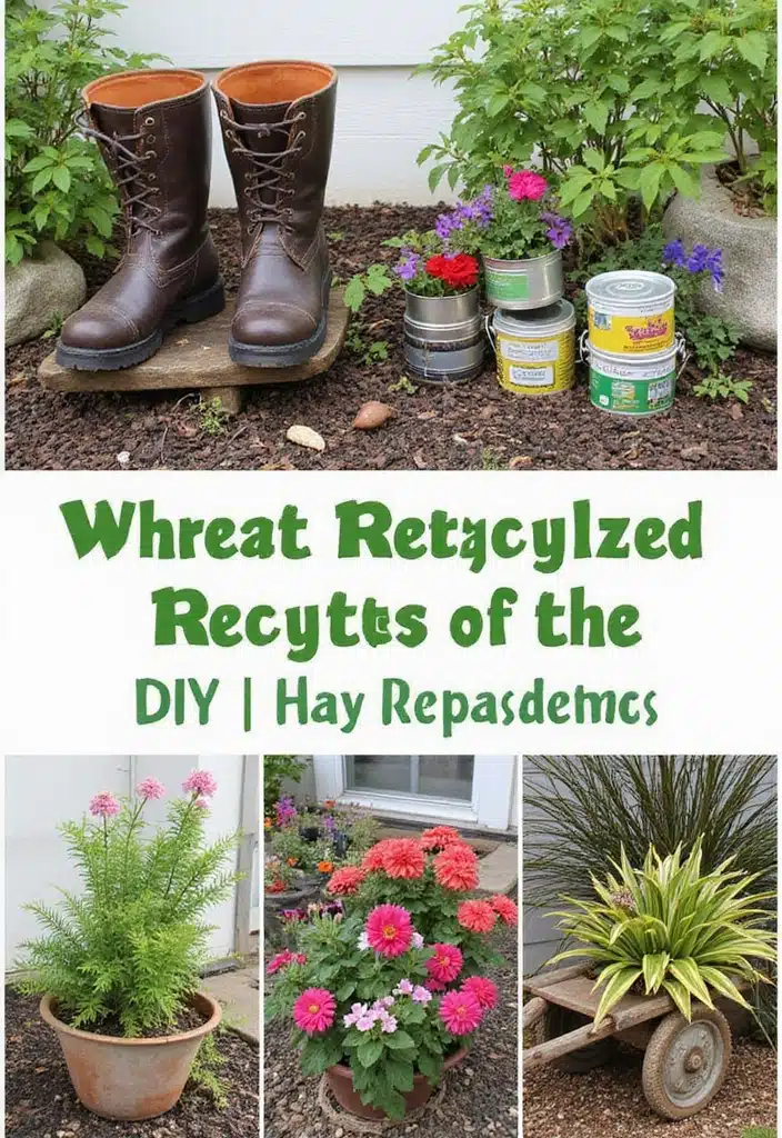 20 Unbelievably Fun DIY Garden Projects That Will Transform Your Outdoor Space! - 11. DIY Planters