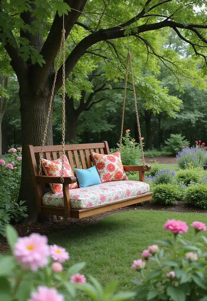 20 Unbelievably Fun DIY Garden Projects That Will Transform Your Outdoor Space! - 15. Garden Swing