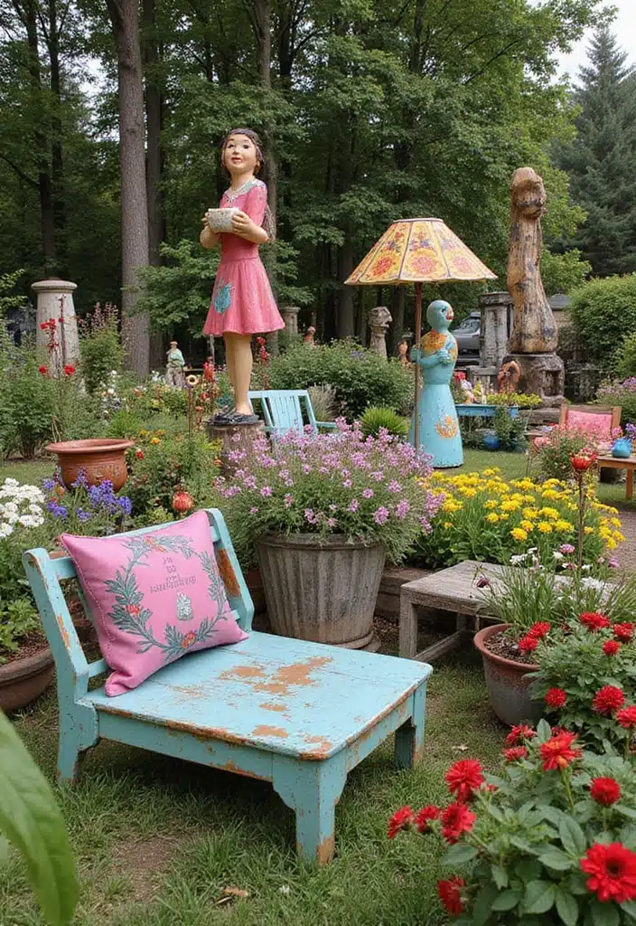 20 Unbelievably Fun DIY Garden Projects That Will Transform Your Outdoor Space! - 20. Garden Art