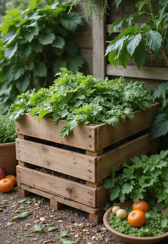 20 Unbelievably Fun DIY Garden Projects That Will Transform Your Outdoor Space! - 5. Homemade Compost Bin