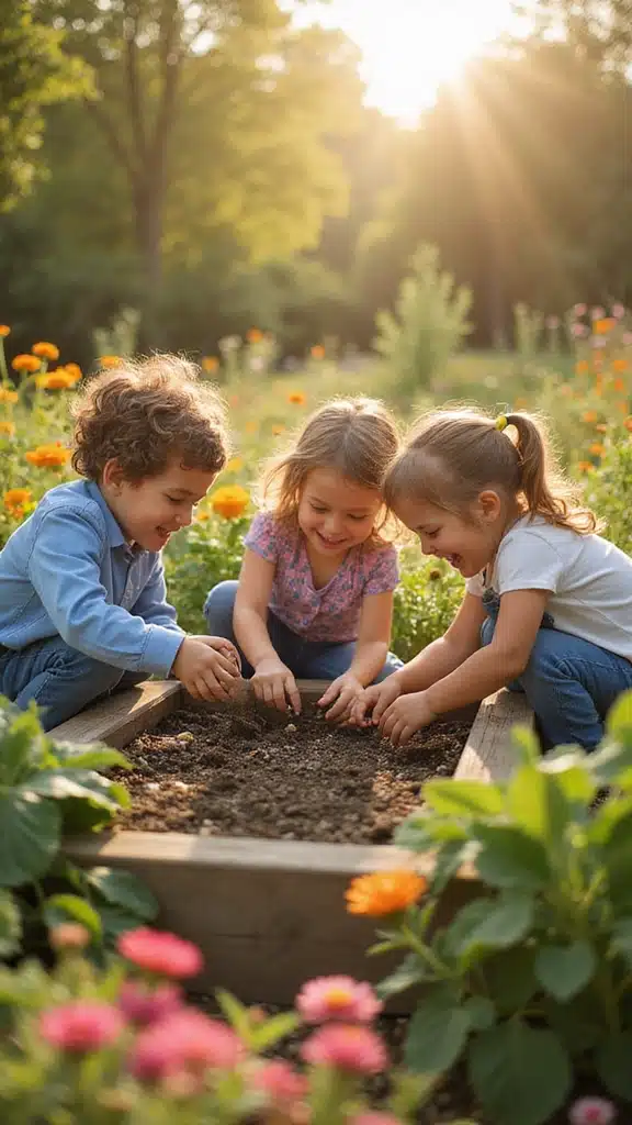22 Seasonal Raised Bed Garden Tips to Keep Your Plants Thriving Year-Round! - 14. Involve Kids in Gardening