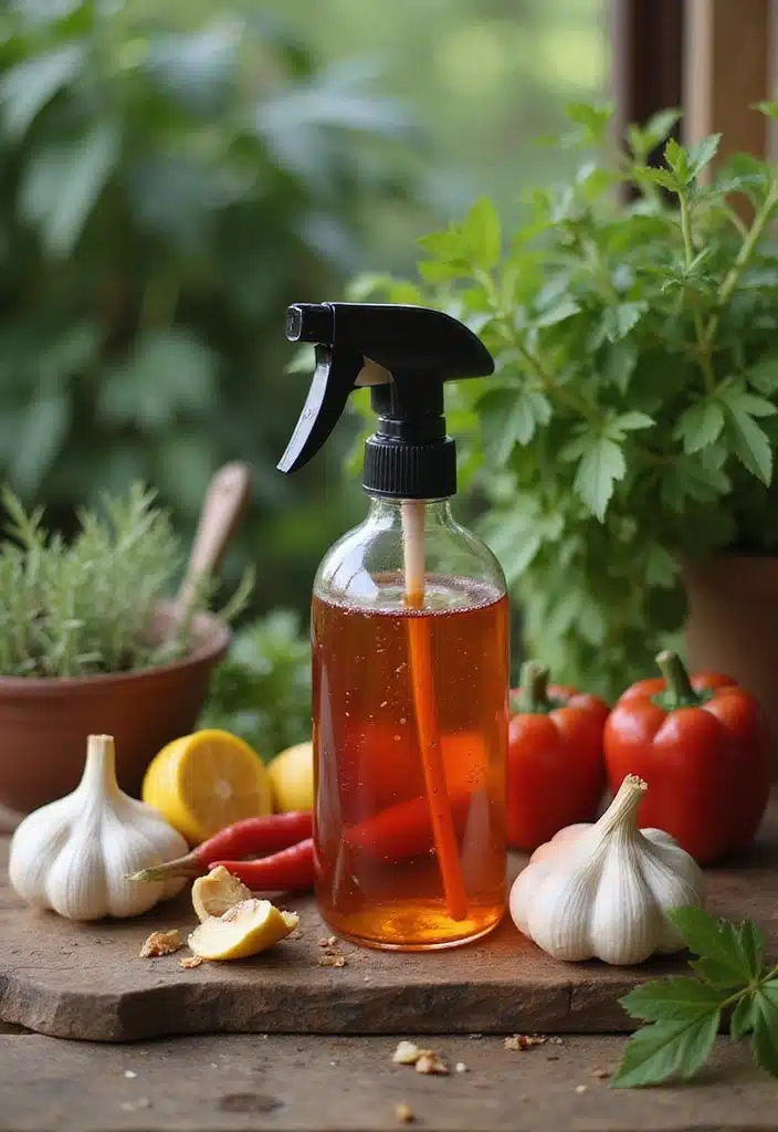 10 Revolutionary Pest Control Methods That Will Change Your Garden Forever! - 5. Organic Garlic and Hot Pepper Spray